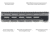 UTG Pro UTG Pro Super Slim SD M-LOK Free Float handguard, 10 in, Black, MTU045XLM