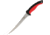 Utica Lake Slayer III Fillet Knife, 7.5 satin finish 440 stainless fillet blade, Black and red rubberized synthetic handle, 91-7072CP