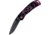 Utica Muddy Girl Code Linerlock A/O Folding Knife, 3 black finish high carbon stainless blade, Synthetic handle, 91-M206CP