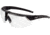 UVEX Avatar Safety Eyewear, Black Frame, Clear Hydroshield Anti-fog Lens S3850