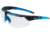 UVEX Avatar Safety Eyewear, Blue Frame, Clear Hydroshield Anti-fog Lens S3853