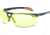 UVEX Protg Safety Glasses, Black/Amber, S4222HS