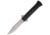 UZI Collapsible Fixed Blade Knife, 4in, Partially Serrated, Black, Composition Handle ZF0026B