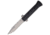 UZI Collapsible Fixed Blade Knife, 4in, Partially Serrated, Black Composition Handle ZF0026BKSB