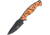 V NIVES Alte Beast Orange Fixed Blade Knife, 10in Overall, 4.5in Black D2 Tool Steel Drop Point, Orange G10 Handle, Black Kydex Sheath, Storage Case., VFB01GPBOR