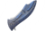 V NIVES Deplorable Linerlock Folding Knife, 5.5in Closed, 4in Satin S35Vn SS Blade, Blue Satin Titanium Handle, Pocket Clip, Storage Case., V15TIPBL