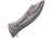 V NIVES Deplorable Linerlock Folding Knife, 5.5in Closed, 4in Satin S35Vn SS Blade, Gray Satin Titanium Handle, Pocket Clip, Designed By Jerry Hossom, Storage Case., V15TIP