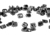 V Seven Barrel Nut Clamp Block Set, KMR/Alpha/MCMR Rails, Grade 5 Titanium, DLC Finish, Black, KMRCB-BLK