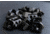 V Seven Kmr Nut &amp; Clamp Block Set, Black Finish KMRNUT/CB SET-BLK