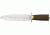 Valley Forge Fixed Knife Wood Handle Beaver Tail Hunter 14 VF003