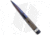 Vallotton Custom Knives Original D&amp;D Automatic Folding Knife, 4.25in, Damascus, Drop Point Blade, Ivory, Blue/Brown Handle, Blue/Brown/Black, 9.25 inch, BHQ-10793