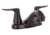 Valterra Faucet 4in Deck Lav Rubbed Bronze 2 Lever Handle, PF222506