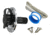 Valterra Flush-Mount Water Inlet - MPT, 2-3/4in Die Cast Flange, Black, A01-0165VP
