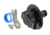 Valterra Flush-Mount Water Inlet - MPT, 2-3/4in Flange, Carded, Black, A01-0168BKVP
