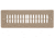 Valterra Heating And A/C Floor Register - 2-1/4in x 10in, Light Brown, A10-3365VP