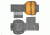 Vanquest Gear FATPack Gen-2 First Aid Trauma Pack,7x10, Wolf Gray, Medium 081271WG