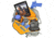 Vanquest Gear JAVELIN 2.0 VSlinger Right-Shoulder-Carry Slingpack, Wolf Gray, Large 760288WG