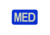 Vanquest Gear MED Medical Glow In The Dark Patch, Blue, Small, 9ZMEDI-175-BLU-GITD
