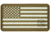 Vanquest Gear US Flag / Left-Star - Glow In The Dark Patch, Coyote Tan, 9ZUSFGL-275-CT-GITD
