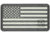 Vanquest Gear US Flag / Left-Star - Glow In The Dark Patch, Wolf Gray, 9ZUSFGL-275-WG-GITD