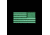 Vanquest Gear US Flag Reversed / Right-Star - Glow In The Dark Patch, Black, 9ZUSFGR-275-BK-GITD