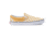 Vans Classic Checkerboard Slip-On Shoes, Ochre/True White, 5, VN0A38F7QCP-CB-O/TW-5
