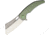 VDK Knives War Admiral Framelock Folding Knife, Green stonewash finish titanium handle, VDK017