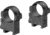 Vector Optics Steel Qiuck Release Medium Profile Weaver Rings, 1.25 in