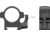 Vector Optics Steel Weaver Quick Release Rings, Low Profile