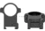 Vector Optics Steel Weaver Scope Rings, 1.25 in High Profile