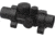 Vector Optics Vicoptics Red Dot Sight, 1x30mm, 4 Red/ Green Reticles, 6061-T6, Black, RDSL07