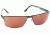 VedaloHD Bologna Sunglasses - Black Frame, Copper Rose Lenses 8072