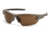 Venture Gear Tactical Semtex 2.0 Safety Glasses w/Bronze Anti-Fog Lens, Tan, Universal VGST1418T