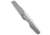 Vero Engineering Neuron Non-Flipper Folding Knife, 2.76in, Bohler M390 Stainless Steel, Sheepsfoot Blade, Titanium, Gray Handle, Belt Satin, Gray/Gray, 6.30 inch, BHQ-209219