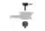Versa-Pod Universal Adapter Replacement Mounting Hardware, Black, 150-098