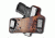 Versacarry Protector S3 IWB/OWB Holster, Right Hand, Adjustable Fit, Distressed Brown, 52311
