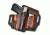 VersaCarry Underground Premium Guardian OWB Holster w/Mag Pouch, Formula 1, Water Buffalo Leather, Black/Distressed Brown, 1911/Micro UGMF2BRN
