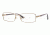 Versace VE1204 Single Vision Prescription Eyeglasses 1325-5217 - Matte Brass Frame