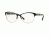 Versace VE1233Q Eyeglass Frames 1366-53 - Black/pale Gold Frame