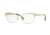 Versace VE1240 Eyeglass Frames 1252-53 - Pale Gold Frame