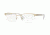 Versace VE1241 Single Vision Prescription Eyeglasses 1252-54 - Pale Gold Frame