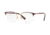 Versace VE1247 Eyeglass Frames 1418-52 - Eggplant/Gold