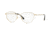 Versace VE1253 Prescription Eyeglasses 1252-52 - Pale Gold Frame