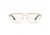 Versace VE1257 Bifocal Prescription Eyeglasses, 55mm, Matte Gold, VE1257-1410-55-BI