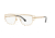 Versace VE1257 Bifocal Prescription Eyeglasses, 55mm, Matte Gold, VE1257-1410-55-BI