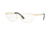 Versace VE1260 Bifocal Prescription Eyeglasses, 52mm, Pale Gold, VE1260-1252-52-BI