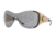Versace VE2135B Sunglasses 100287-0138 - Gold Frame, Gray Lenses