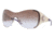 Versace VE2135B Sunglasses 125268-0138 - Pale Gold Frame, Brown Gradient Lenses