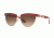 Versace VE2169 Sunglasses 138713-56 - Red/pale Gold Frame, Brown Gradient Lenses