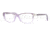 Versace VE3156 Progressive Prescription Eyeglasses 958-5115 - Waves Violet Frame, Demo Lens Lenses